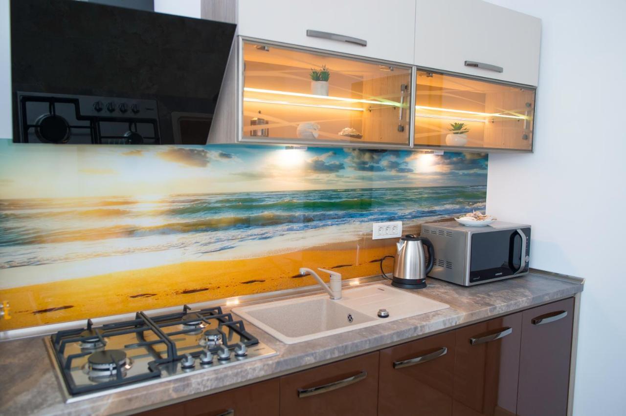 Golden Shell Apartment Mamaia Nord Navodari Bagian luar foto