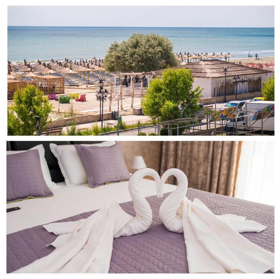 Golden Shell Apartment Mamaia Nord Navodari Bagian luar foto